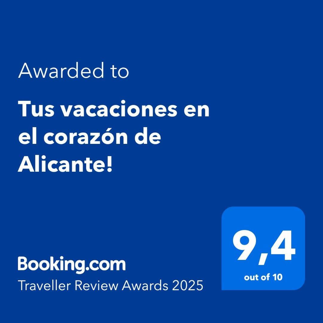 Tus Vacaciones En El Corazon De Alicante! 외부 사진